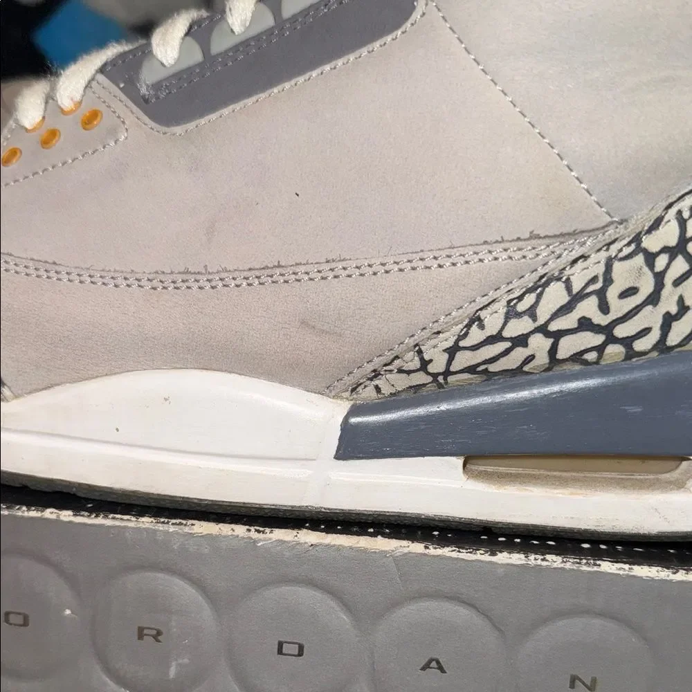Air Jordan 3 Cool Gray Sneakers White - Picture 2 of 16